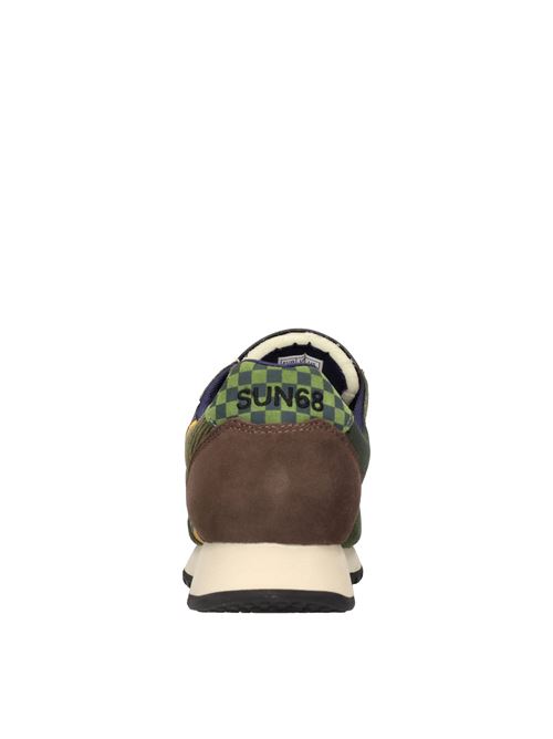 Sneakers model Z44117 SUN68 in suede leather and breathable fabric SUN68 | Z44117MILITARE SCURO